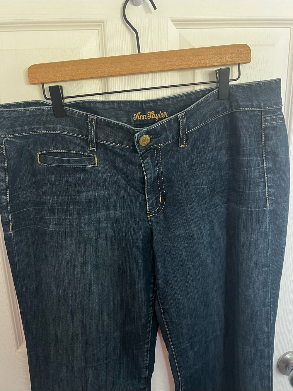 Ann Taylor Women's Dark Blue Bootcut Jeans